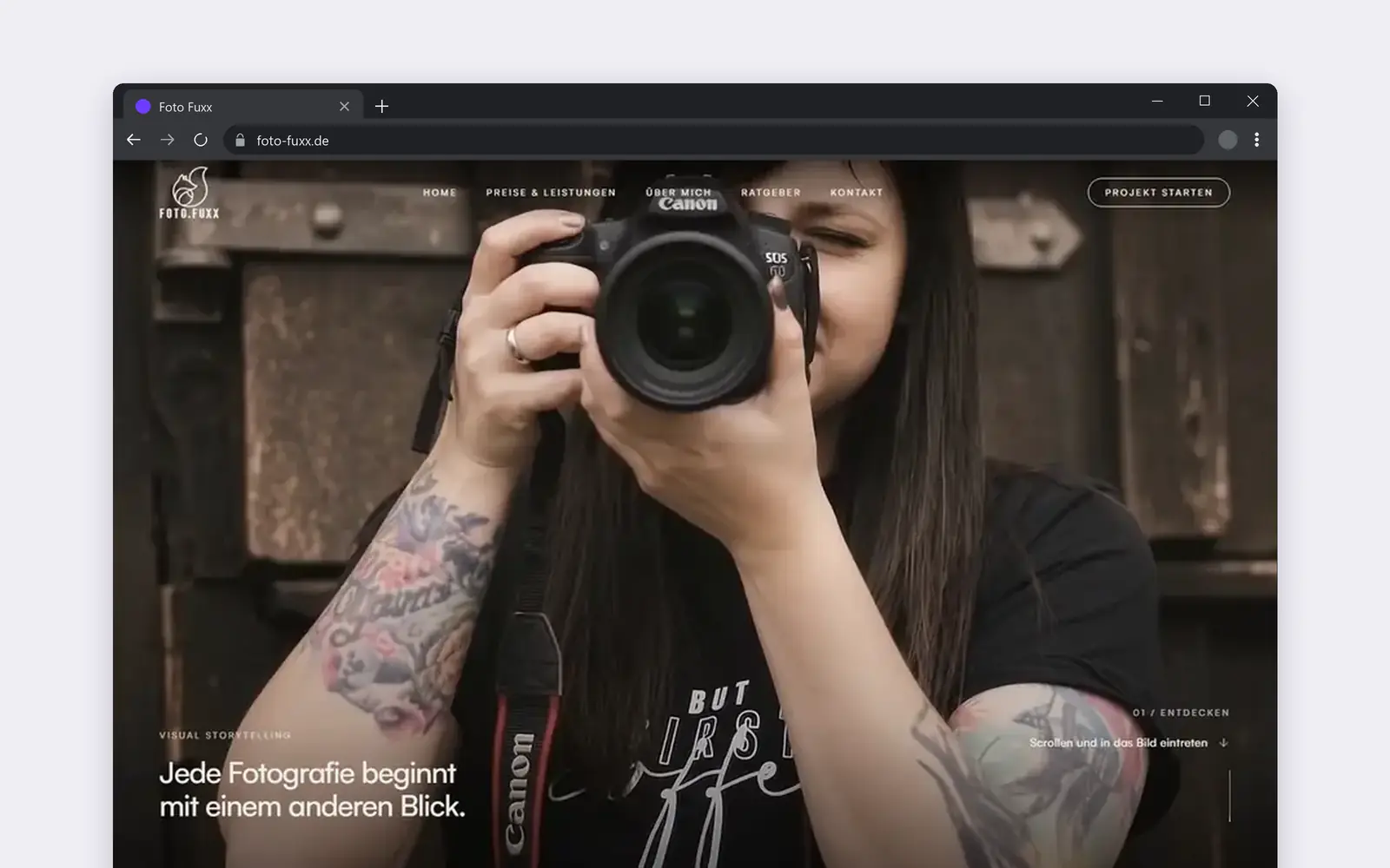 Website von Foto Fuxx