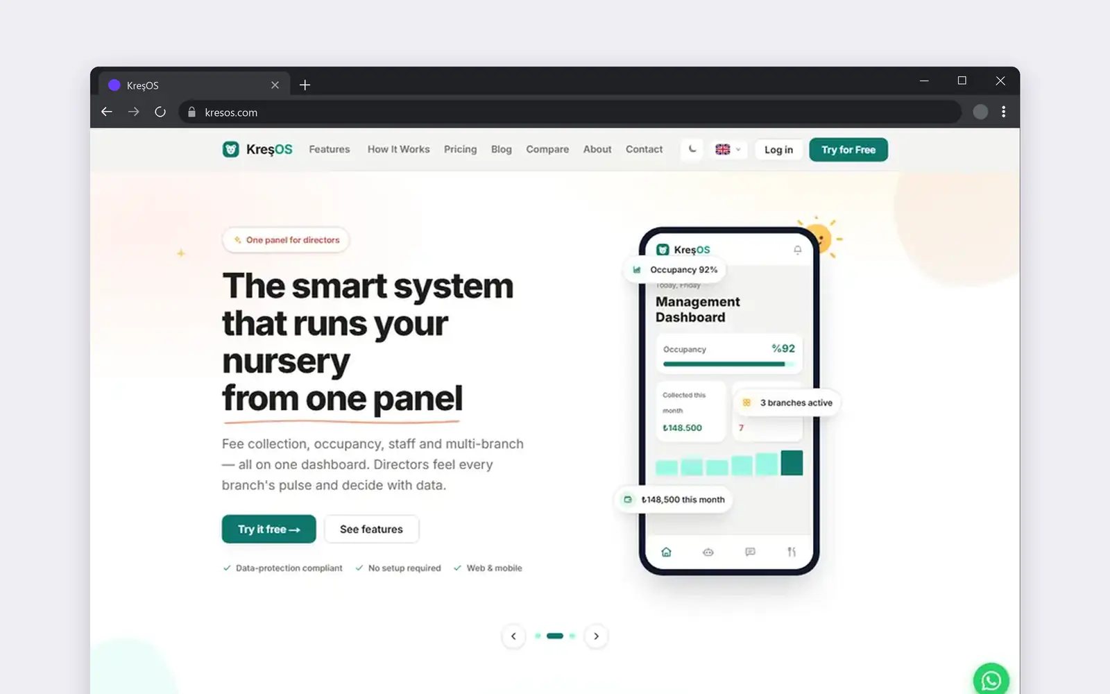 Website von KreşOS